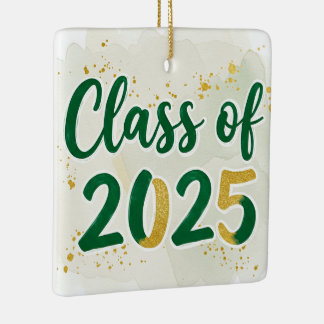 Prydnadsklass 2025 julgransprydnad keramik