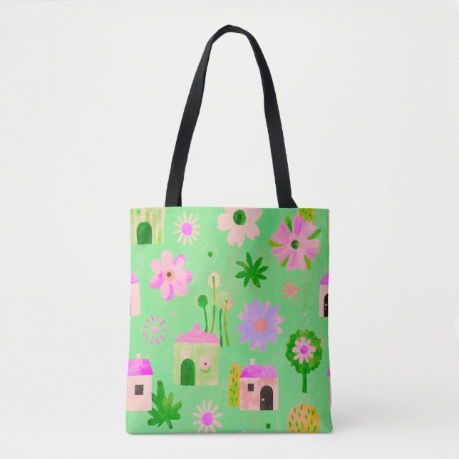 Prylar Blommig By Musters Totebag Tygkasse (Framsida)
