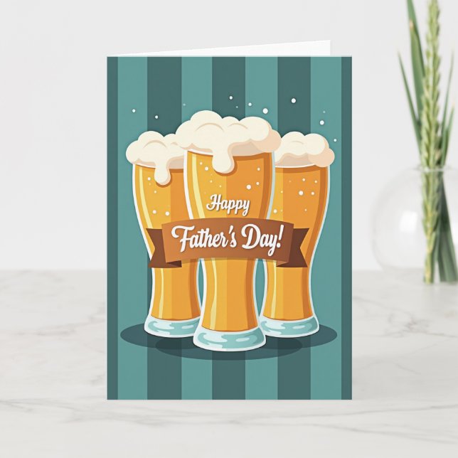 Prylar Fars dag Bannerkort Kort (Framsida)