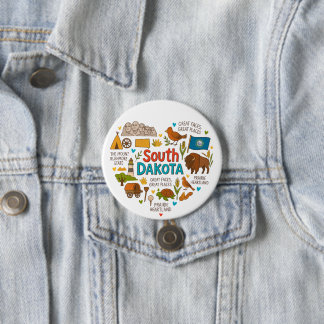 Prylar för nostalgisk resa till South Dakota Knapp