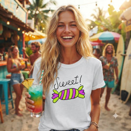 Prylar godis grafik ”Sött!” T Shirt