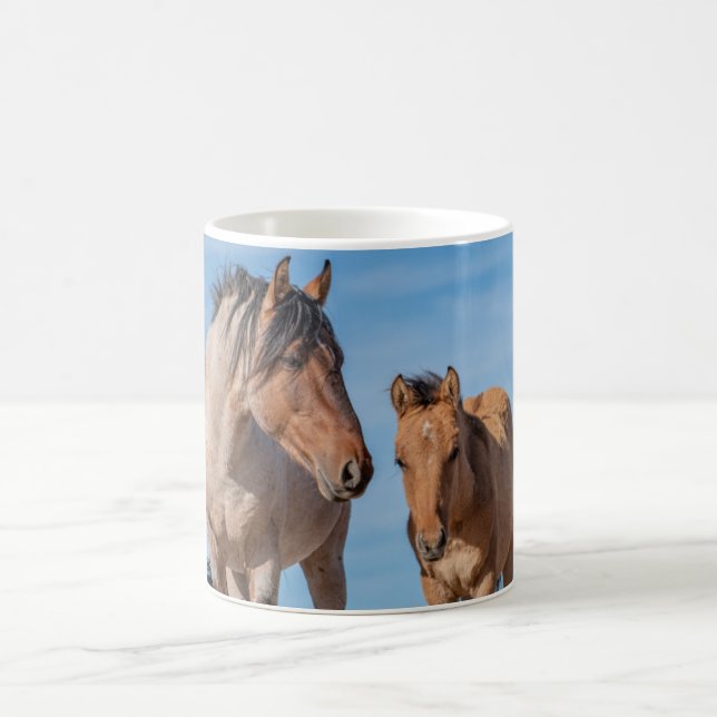 Pryor Mountain Vild Horse Coffee Mugg (Center)