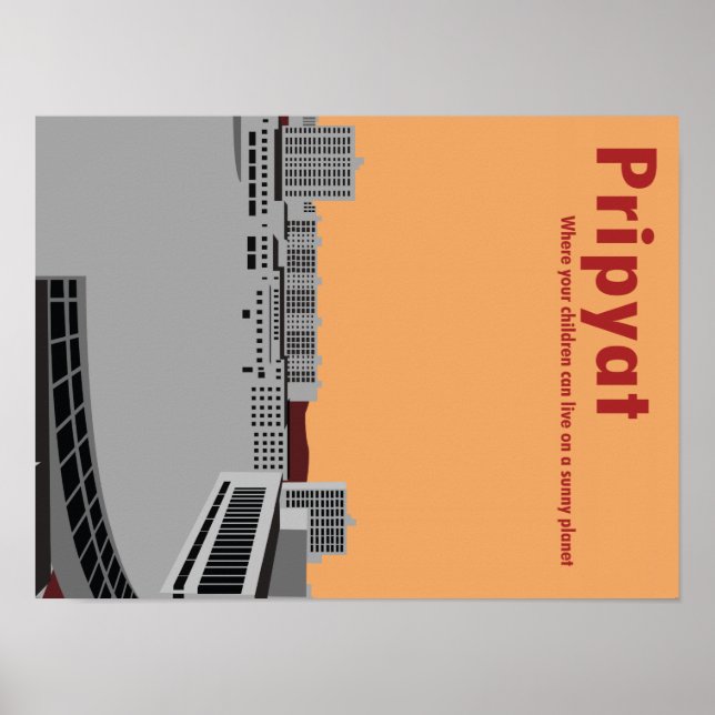 Prypyat Propaganda stil poster (Framsidan)