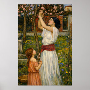 Prysskonvalley av Waterhouse Poster