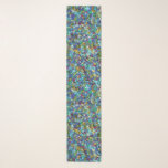 "Prytt med ädelsten pekar" Chiffon Sjal<br><div class="desc">Härligt presentera för chiffonscarf som är högt,  prydde med ädelsten Res-designer ",  pekar" design.</div>