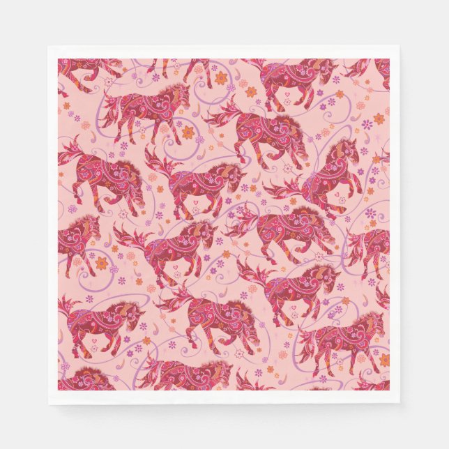 Przewalski häst pappersservett (Framsidan)