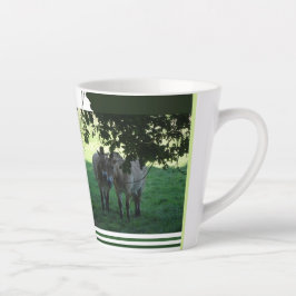 Przewalski Horses Collage Latte Mugg