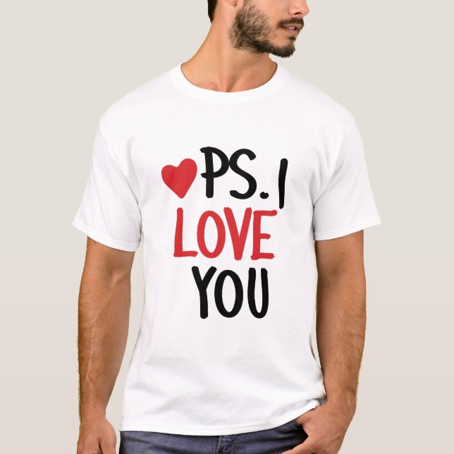 PS - I KÄRLEK U T SHIRT (Framsida)