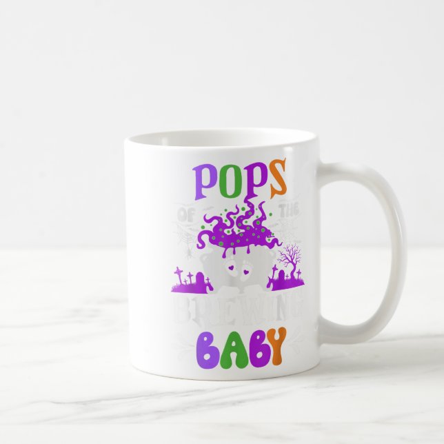 Ps Of The Brewing Baby Dad To Be Halloween  Kaffemugg (Höger)