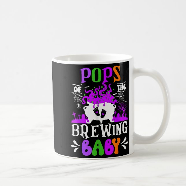 Ps Of The Brewing Baby Dad To Be Halloween  Kaffemugg (Höger)