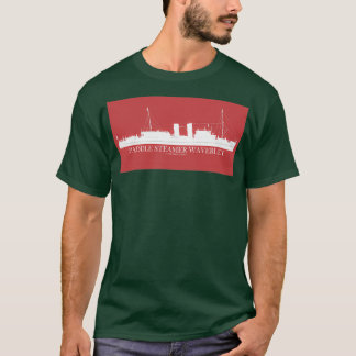 PS Waverley på rött T Shirt