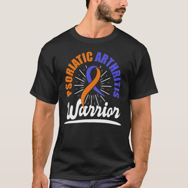 Psa Psoriatic Arthritis Warrior Awareness T Shirt (Framsida)