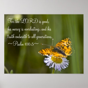 Psalm100:5 Poster