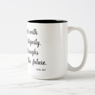 Psalm112:7 Två-Tonad Mugg