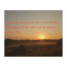 Psalm113:3 - från resningen av solen…