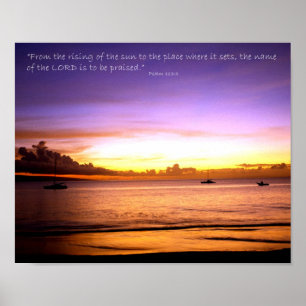 Psalm113: 3 poster