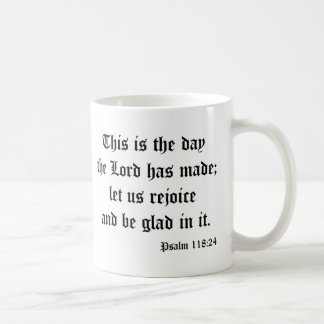 Psalm118: 24 kaffemugg