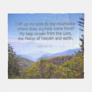 Psalm121:1 - 2 fleecefilt