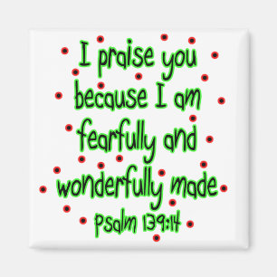 Psalm139:14 Magnet
