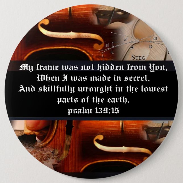Psalm139:15 knäppas knapp (Framsida)