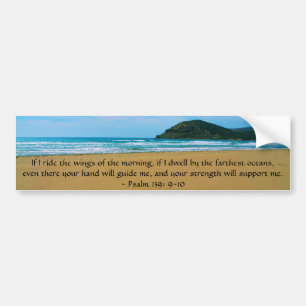Psalm139:9 - HÄRLIG BIBLISK QUOTATION 10 Bildekal