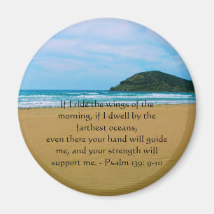 Psalm139:9 - HÄRLIG BIBLISK QUOTATION 10 Magnet
