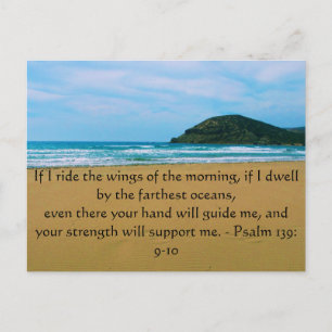 Psalm139:9 - HÄRLIG BIBLISK QUOTATION 10 Vykort