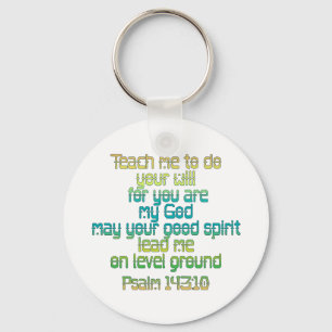 Psalm143:10 Nyckelring