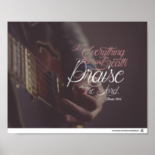 Psalm150:6 - lovorda lorden poster
