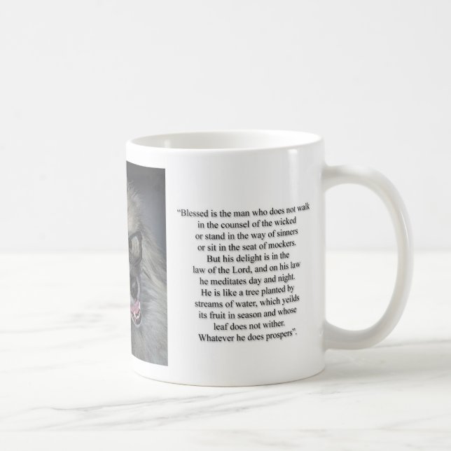 Psalm1:1 - 3 kaffemugg (Höger)