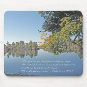 Psalm23:1 - 3 Scripture Mousepad Musmatta