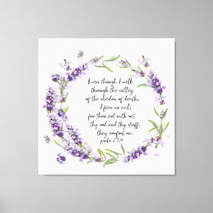 Psalm23:4, kanvastryck