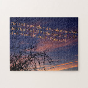 Psalm27:1 på gryning pussel