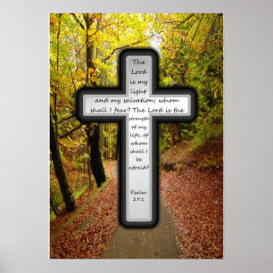 Psalm27:1affisch Poster
