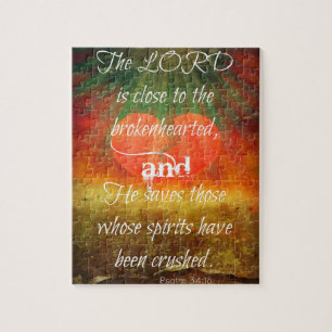 Psalm34:18kärlek Pussel