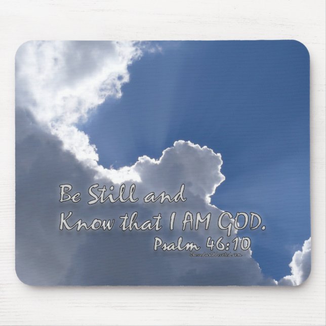 Psalm46:10 Musmatta (Framsidan)
