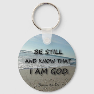 Psalm46:10 - var stilla nyckelring