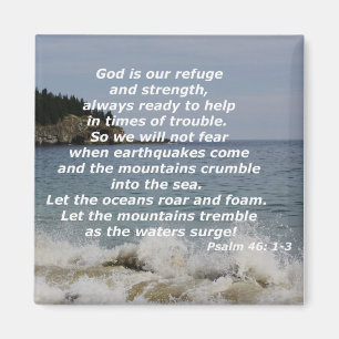 Psalm46:1 - 3 magnet