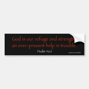 Psalm46:1 Bildekal