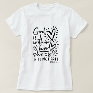 Psalm46:5guden är inom henne t shirt
