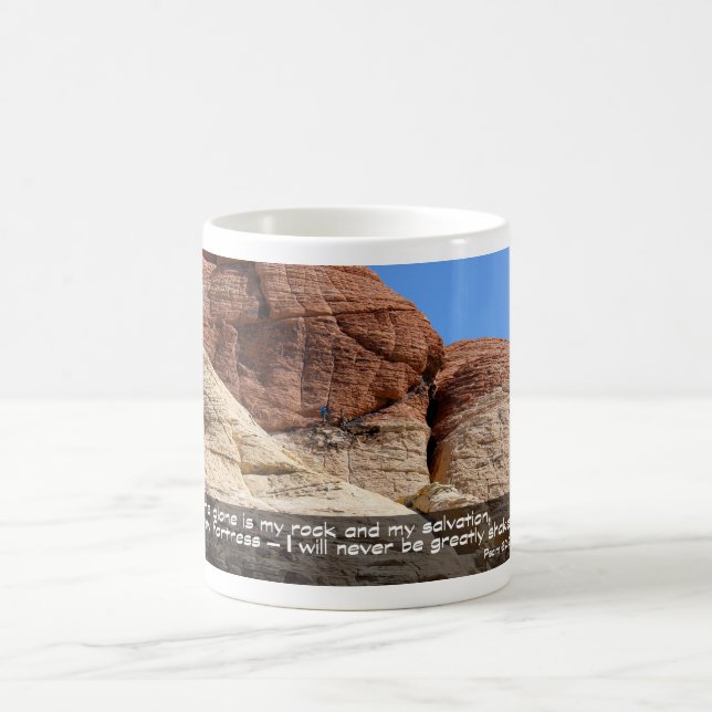 Psalm62:2mugg Kaffemugg (Center)