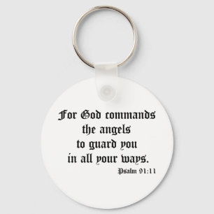 Psalm91:11 Nyckelring