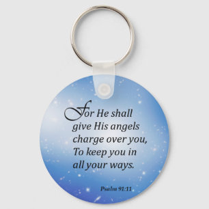 Psalm91:11 Nyckelring