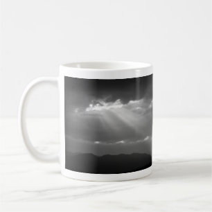 Psalm91:1, 2 på en BW landskap Kaffemugg