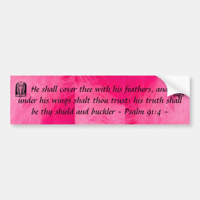 Psalm91:4bildekal Bildekal (Framsidan)