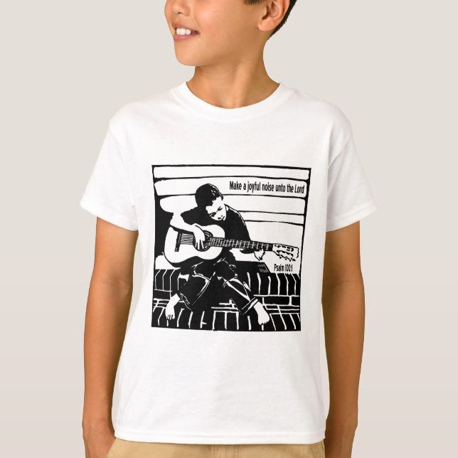 Psalm 100:1 t shirt (Framsida)