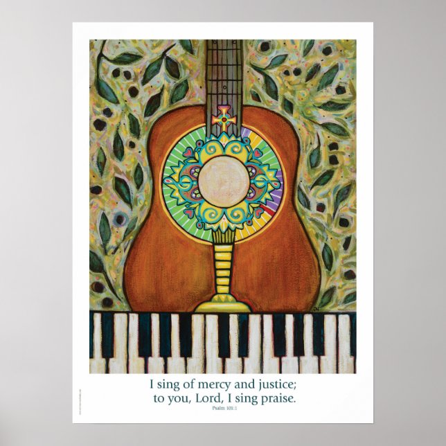 Psalm 101, Eucharist och Music poster (Framsidan)