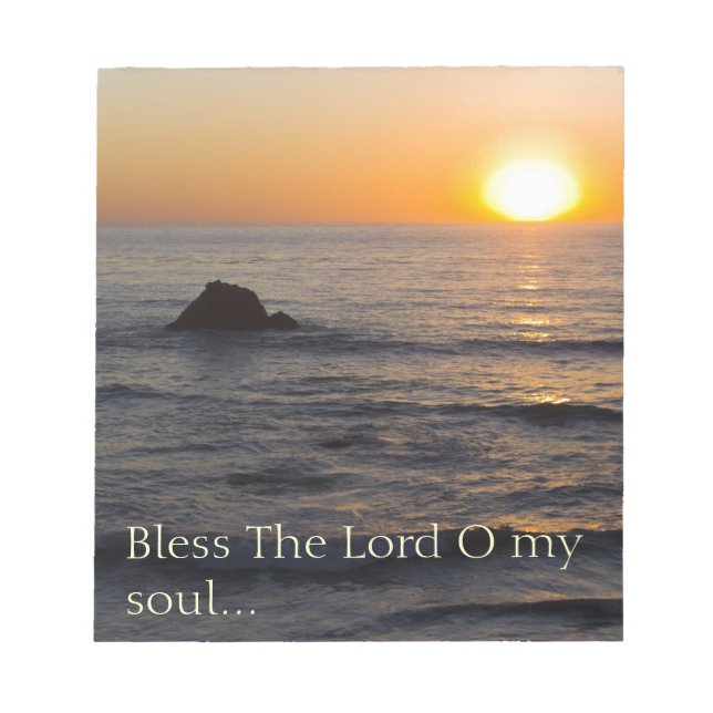Psalm 103:1 anteckningsblock (Framsida)