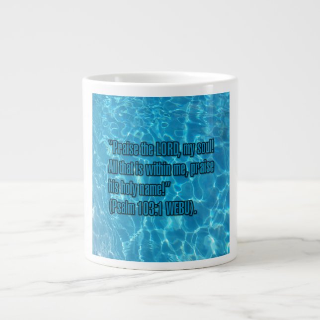 Psalm 103:1 WEBU Mugg Jumbo Mugg (Framsidan)