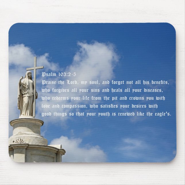 Psalm 103:2-5 musmatta (Framsidan)